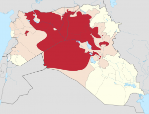خريطة داعش في سوريا والعراق